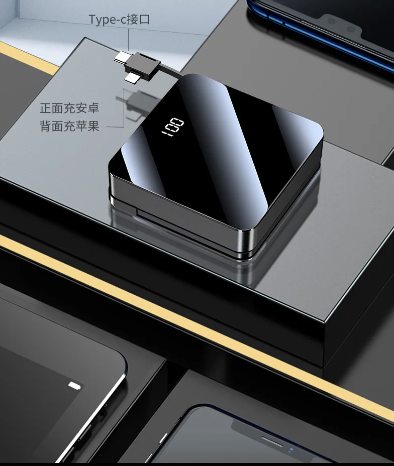 LAIMODA powers bank 10000mah portable pawer bank power phone chargers portable Power Banks mi portable power station - ANKUX.COM