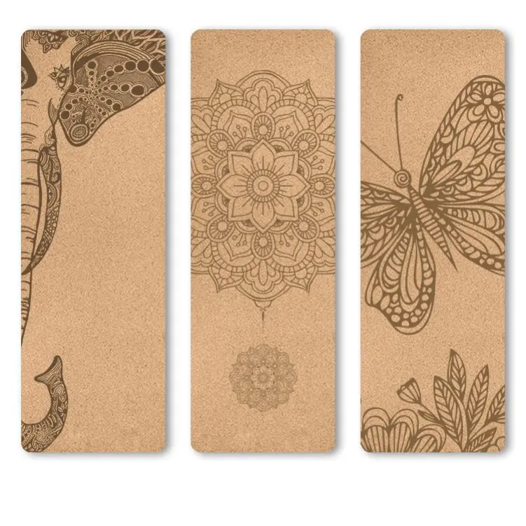

Tking Dropshipping Private Label Custom Eco Friendly Natural Organic Cork Tpe Yoga Mat, All display and accept custom design
