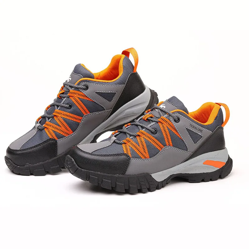 

Breathable Men Protective Shoes Sneakers Anti-Puncture Work Shoes Male Composite toe Safety Shoes