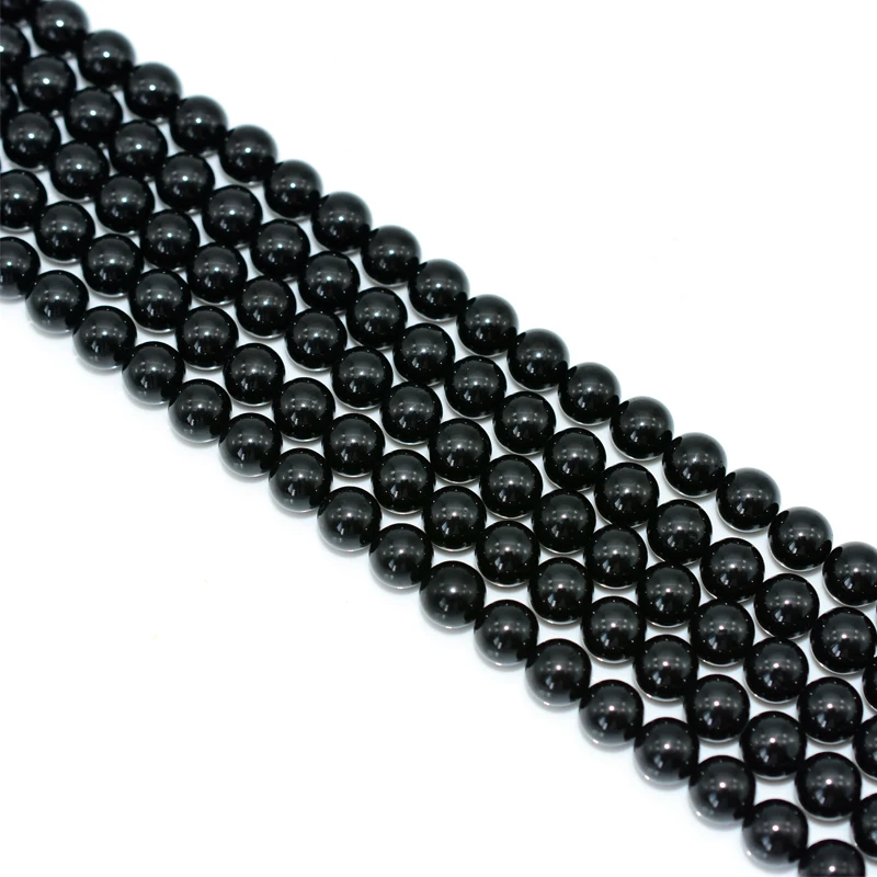 

Trade Insurance High Grade  Natural Black Spinel Gem Stone Loose Beads