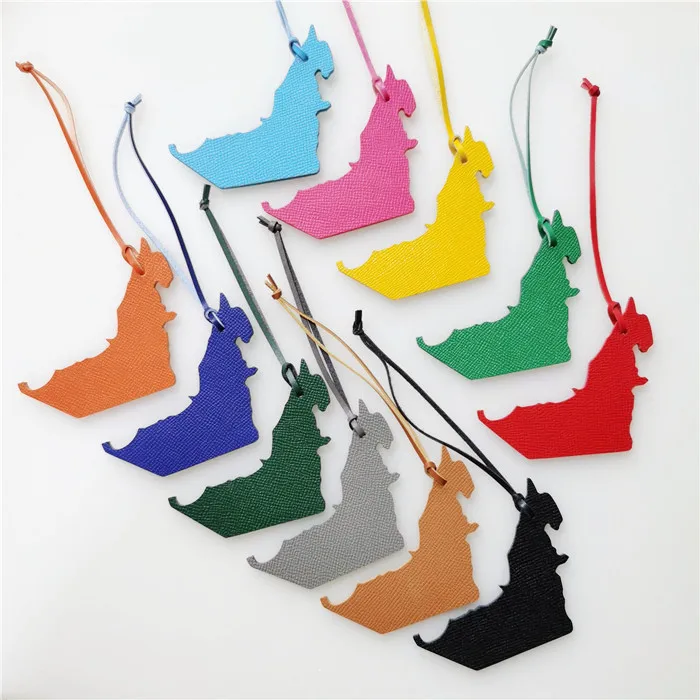 

Map of UAE Shape Genuine Leather Bag Charm For Women