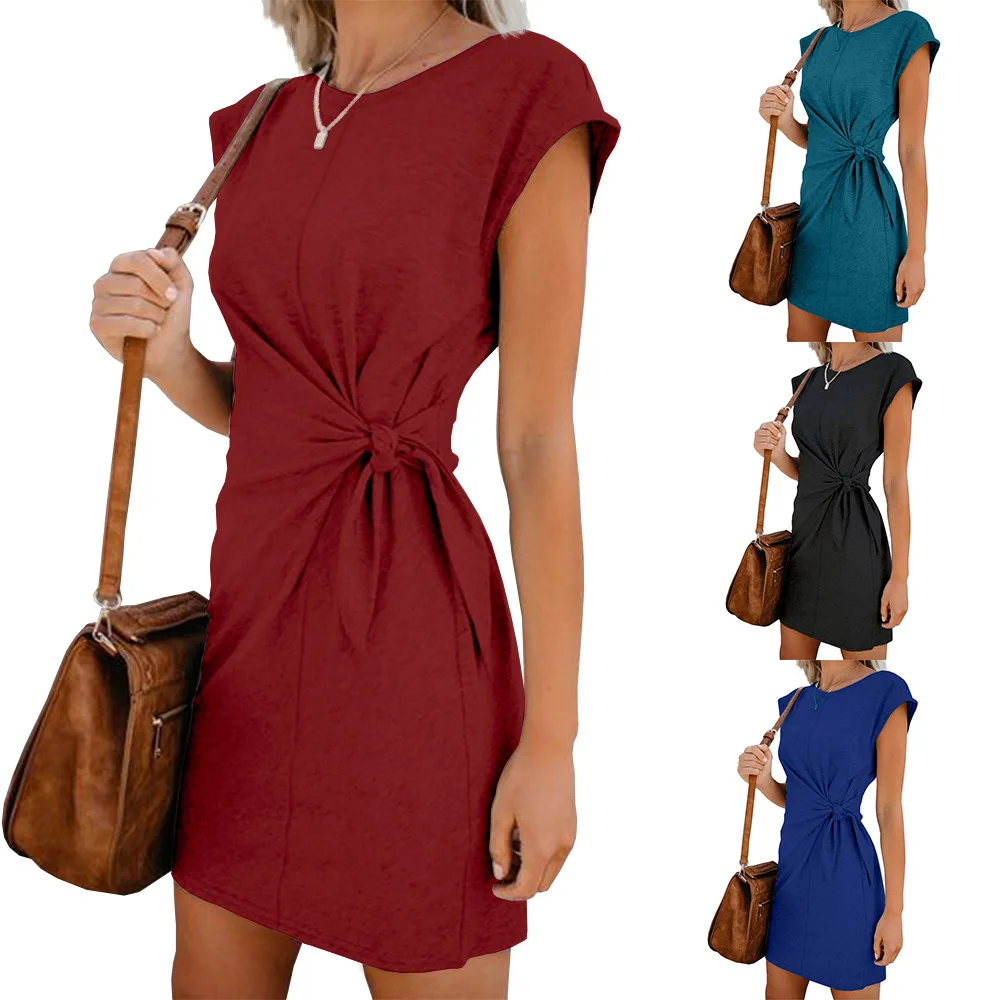 

Women Sexy Sleeveless Mini Slim casual Dress