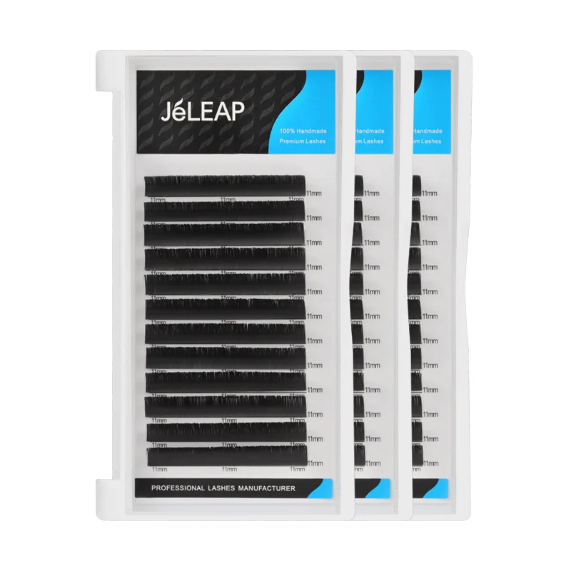 

Premade Fans Volume Eyelash Extension Private Label Two Point Flat Lashes Volume flat premade volume fans