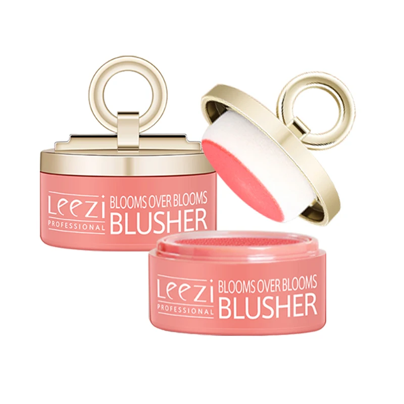 

LEEZI natural mini blusher eye shadow with nude makeup, 3 colors