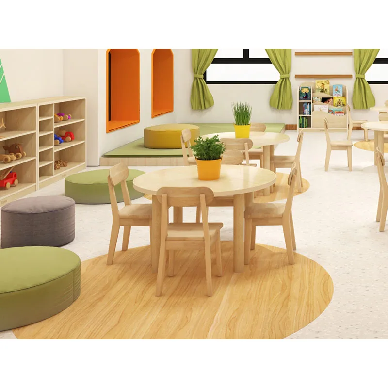 Cowboy Promotion Childcare Solid Wood Pre School Play School Furniture
