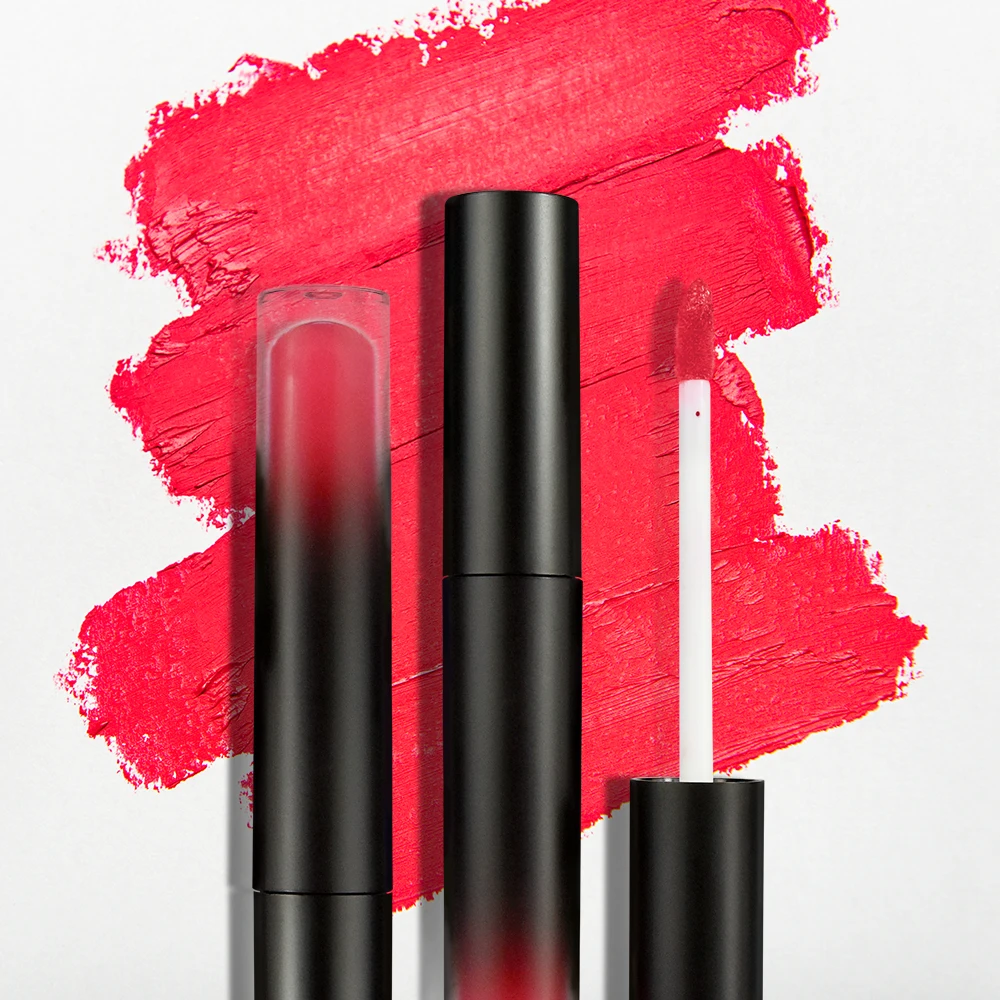 

2021 Amazon hot lip gloss no label waterproof lipgloss high pigment matte lip gloss