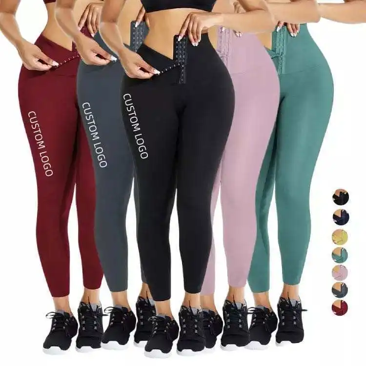 

Custom Logo Wholesale New Design Solid Seamless Yoga Pants High Waist Butt Lift Womens Workout Fitness Leggings, You can mix different colors