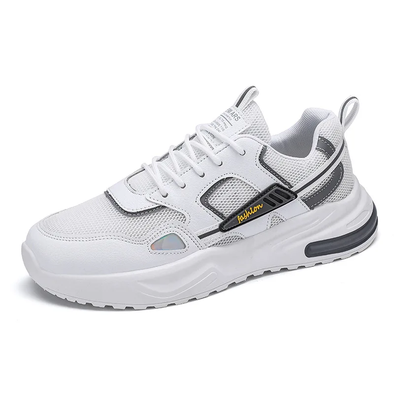 

Hot Selling New Model Men fashion running sneakers Flat chunky casual sport athletic shoes, 3 colors