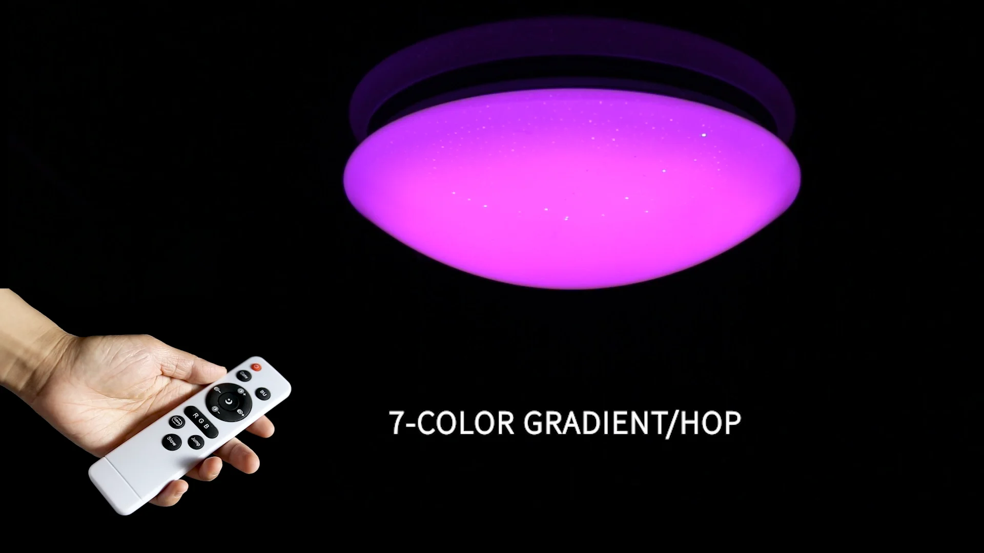All Star Dimmable Pop Ceiling Lights 36w,3 Colors Temperature Remote