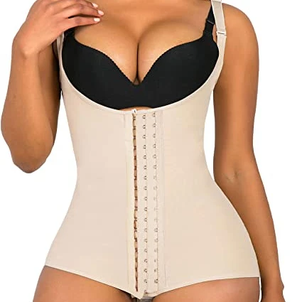 

Wholesale Fajas Women Post Surgical Compression Shapewear Slimming Bodysuit Full Body Shaper With Butt Lift, Nude.black