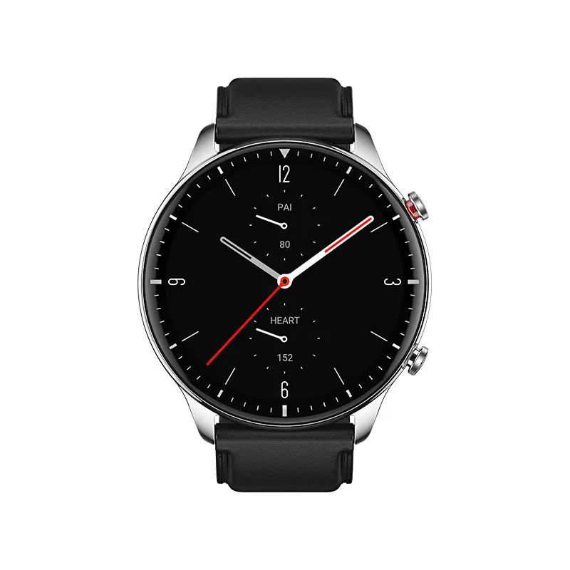 

High quality Smartwatch for Amazfit GTR 2 Blood oxygen 14 days Battery Life 1.39 AMOLED Display Music 5ATM Sleep Monitoring, Black,silver