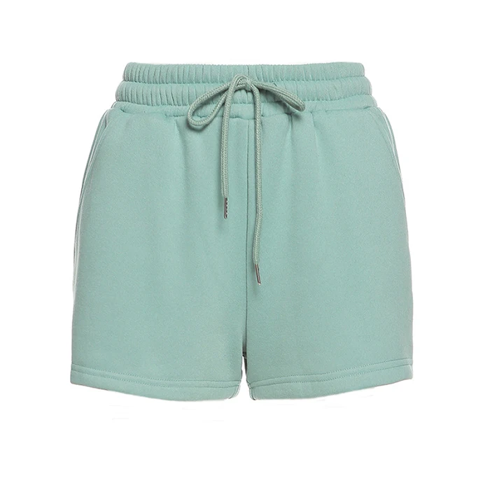 

Wholesale Cotton Fleece Lady Loose Board Shorts Workout Sweat Short Pants OEM Custom Women Fitness Shorts, Custom color