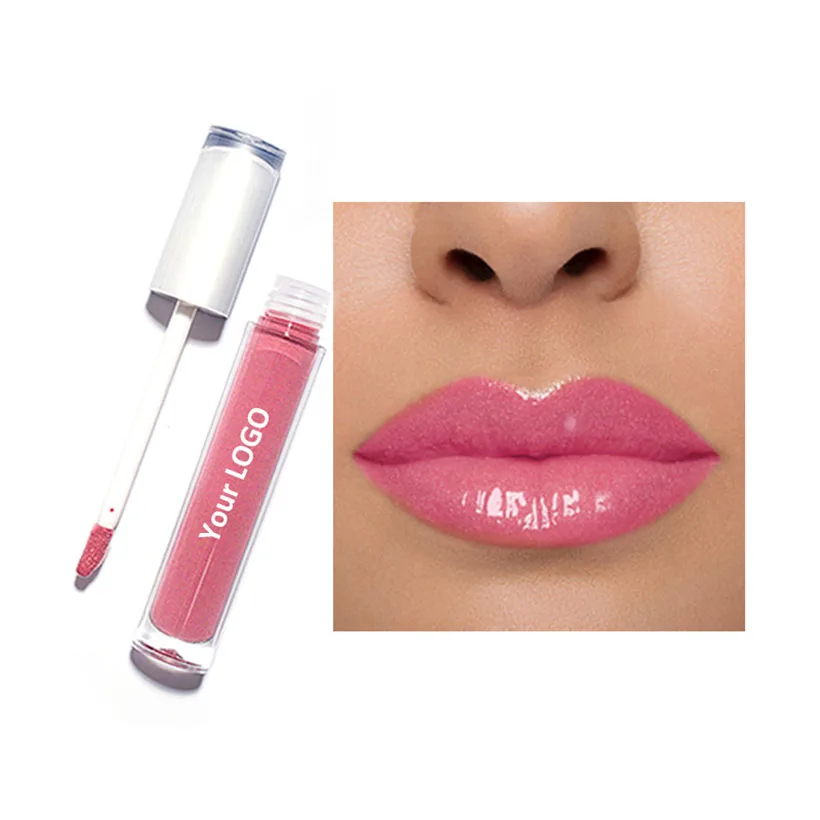 

Cruelty Free Private Label Liquid Custom Lip gloss Shiny Clear Nk Giltter High Shine private label Lip Gloss wholesale