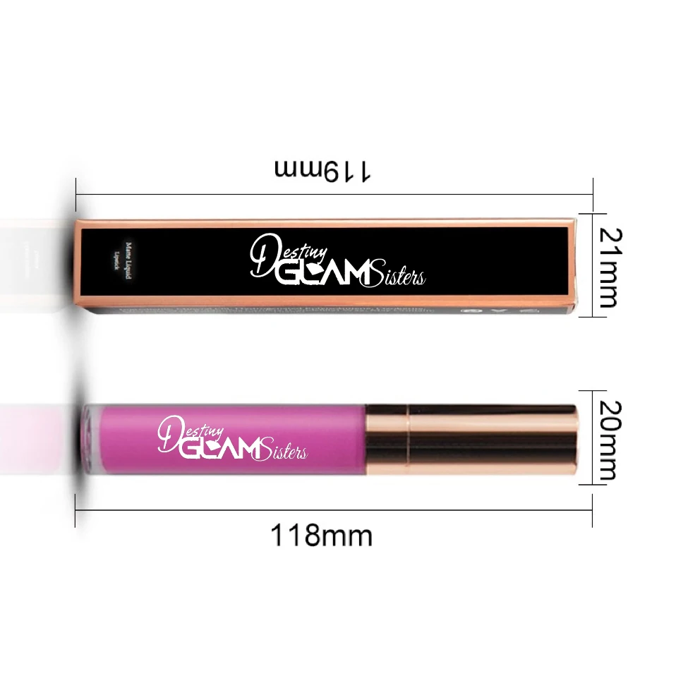 

Drop Shipping No Moq Matte Liquid Lipstick Lip Gloss Private Label