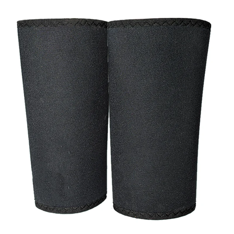 2024 Custom Logo Neoprene Stiff Support 7mm Compression Powerlifting Weight Lifting Gym Knee Pad Sleeve
