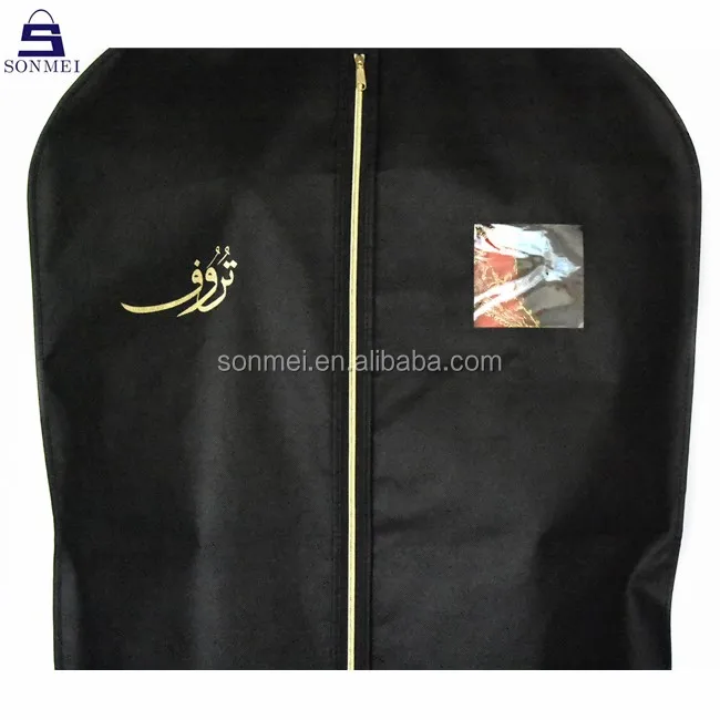dress bag with logo