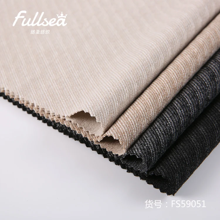 
New design great quality wholesale twill knit wool dobby jacquard fabric for suit 