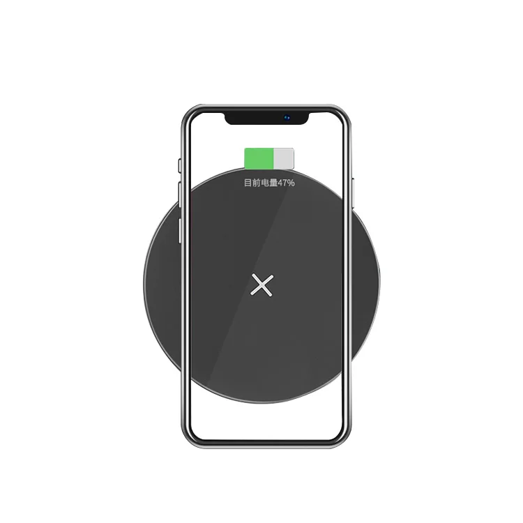 

light portable qi 15w led fast charging iphone 12 wireless charger pad