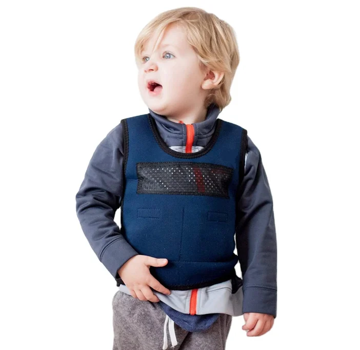 

Weighted Compression Vest for Children (Ages 2 to 4) Helps with Autism, ADHD, Mood, Sensory Overload - Weighted Vest