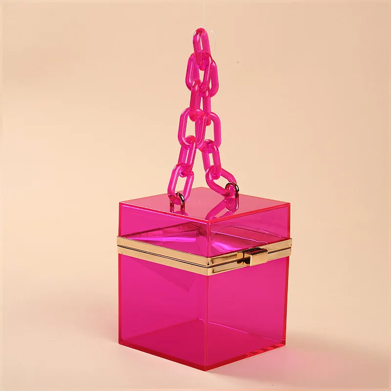 

summer clear makeup custom square bags square