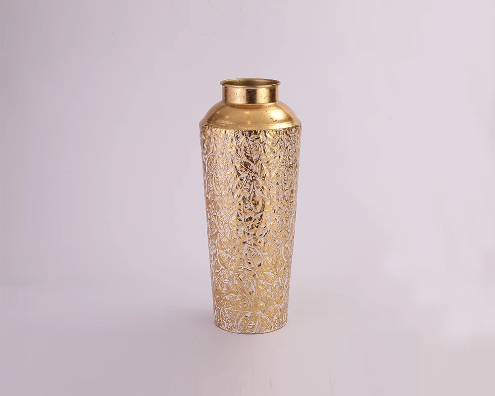 

Luxury Gold Flower Vase Metal Color Home Decor