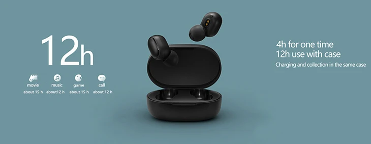 Global Version Xiaomi Mi True Wireless Earbuds Basic 2 Redmi AirDots 2 BT5.0 Headphones With Mic Handsfree Mi Earphone Earbuds - ANKUX.COM