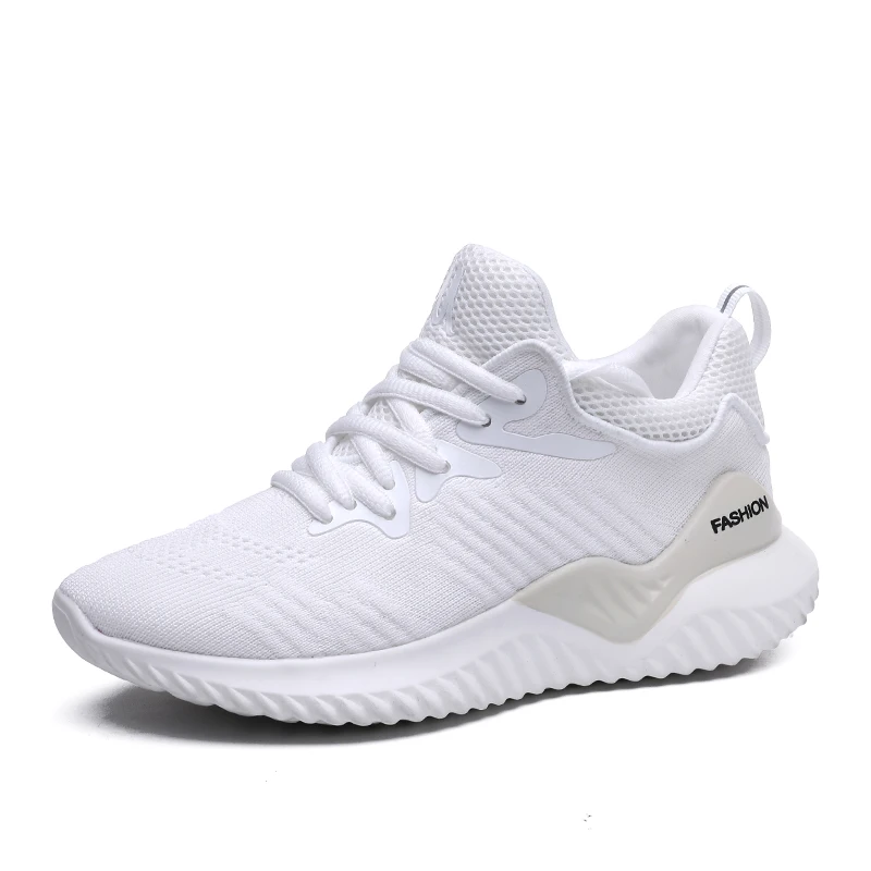 

New Style Women's Shoes Explosion Models White Shoes All-match Flat-bottomed Sports Casual Light Running Shoes