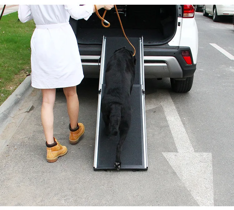 Durable Aluminium Portable Lightweight Pet Ramp Telescoping Dog Ramp Buy Dog Car Ramp,Aluminum