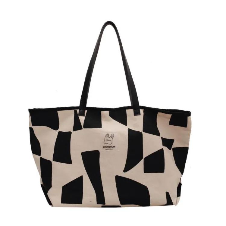 

canvas tote bag with custom printed logo, Blue/black/green