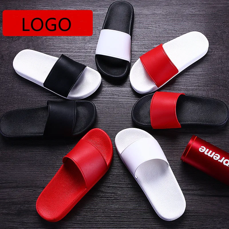 

Customized LOGO pattern men's and women's sandals indoor and outdoor slippers