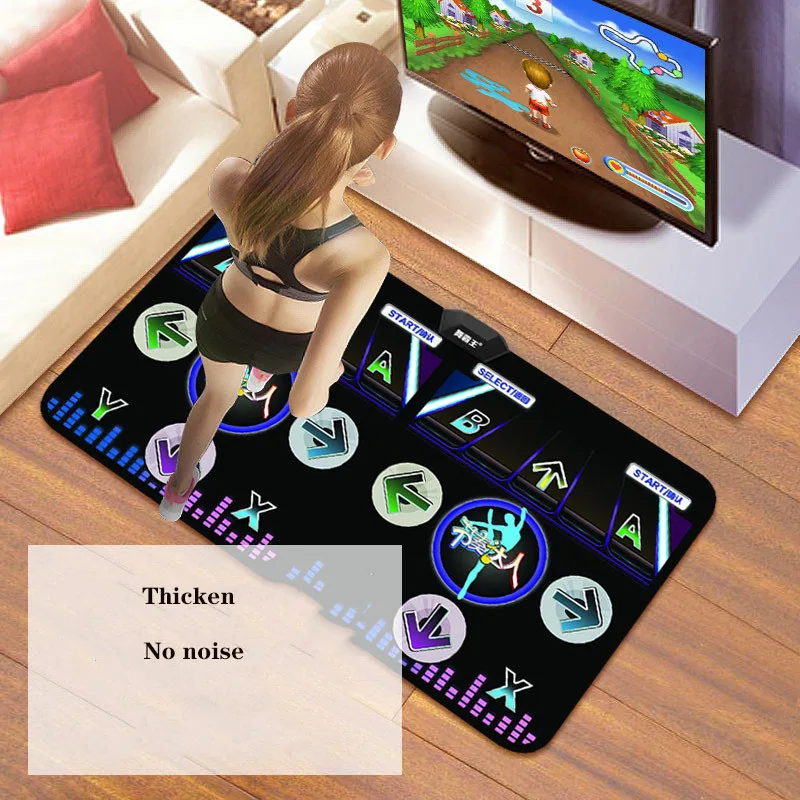 
Double dance mat wireless Dual-purpose dancing machine Somatosensory HDTV game console 
