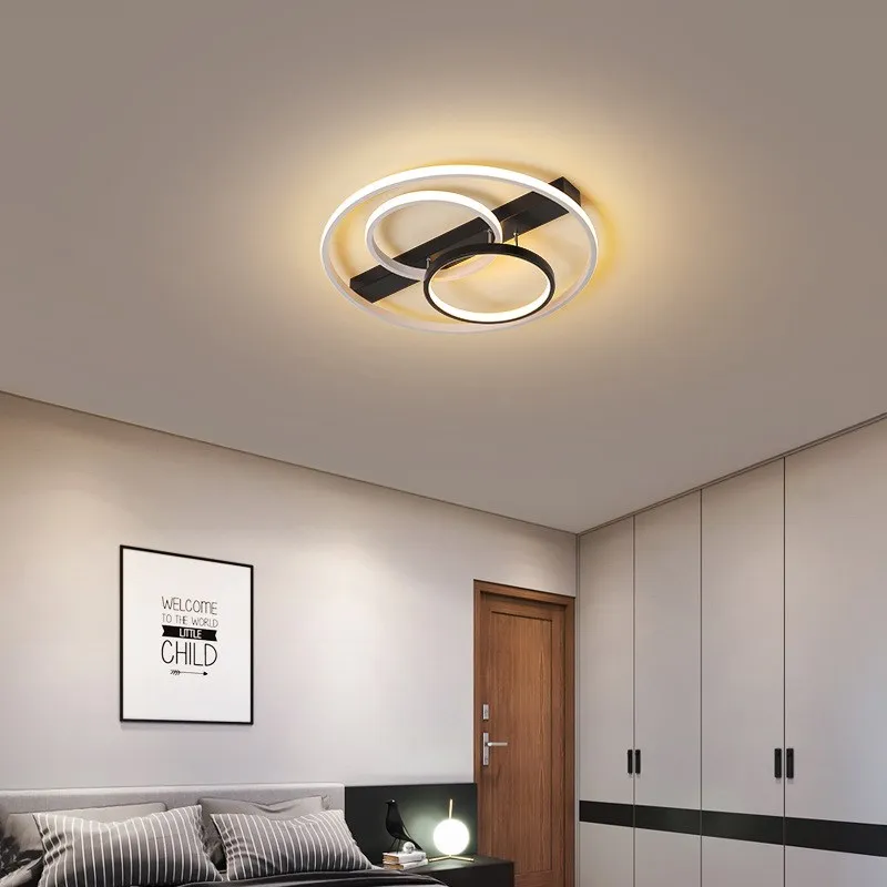 Good price simple led lights fixtures ceiling modern circles ceiling light for bedroom high quality circle classic led lights