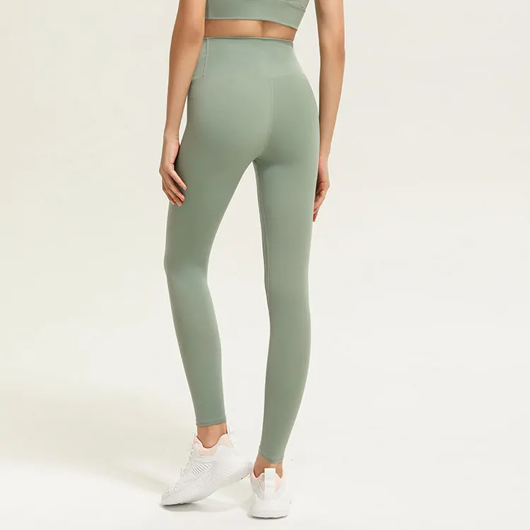 

2021 custom tic tok push up polyester yoga leggings compression with string