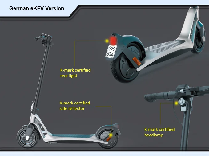 Electric Foldable Scooter with US and EU warehouse stock