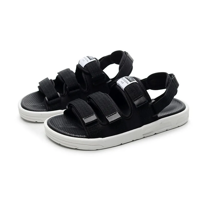 

Superstarer 2021 new summer men's slippers fashion trendy men double straps cloth men sandals slides