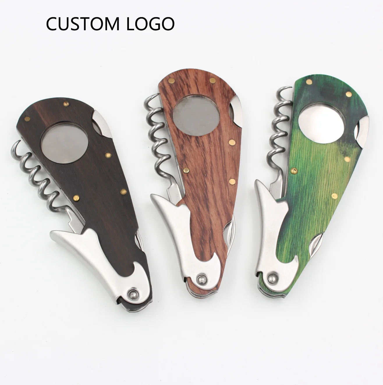 

Wholsale Custom Cigar Cutter Stainless Steel Scissore Brand Logo Cutter Knife