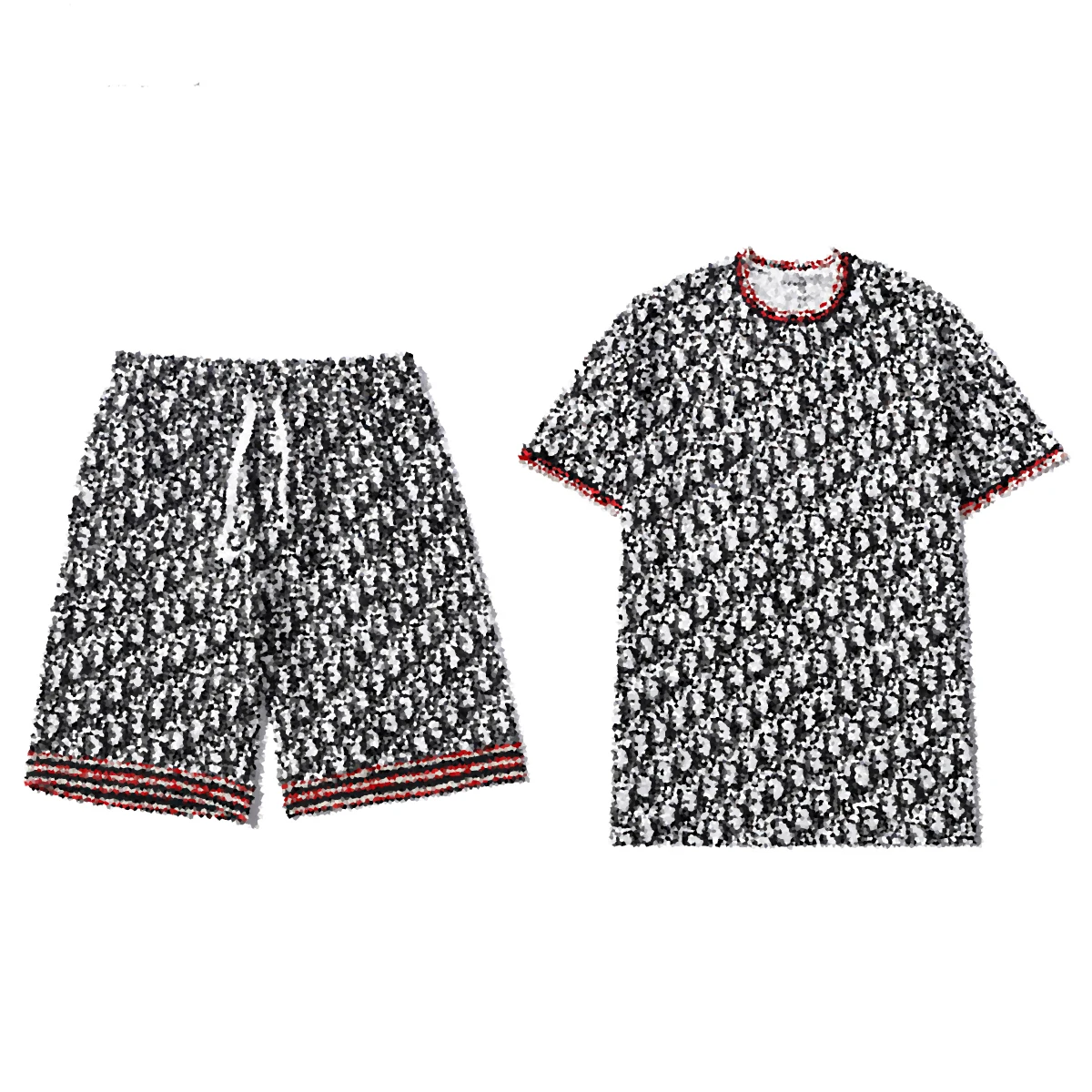 

2021 New Clothing Suits Designer Short Set Men Summer Shorts Set Mens Designer Short Sets