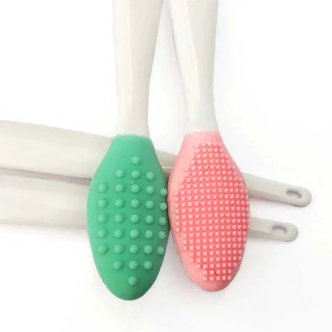 

Single Silicone Material Blackhead Pore Horny Nose Cleaning Brush, As pics