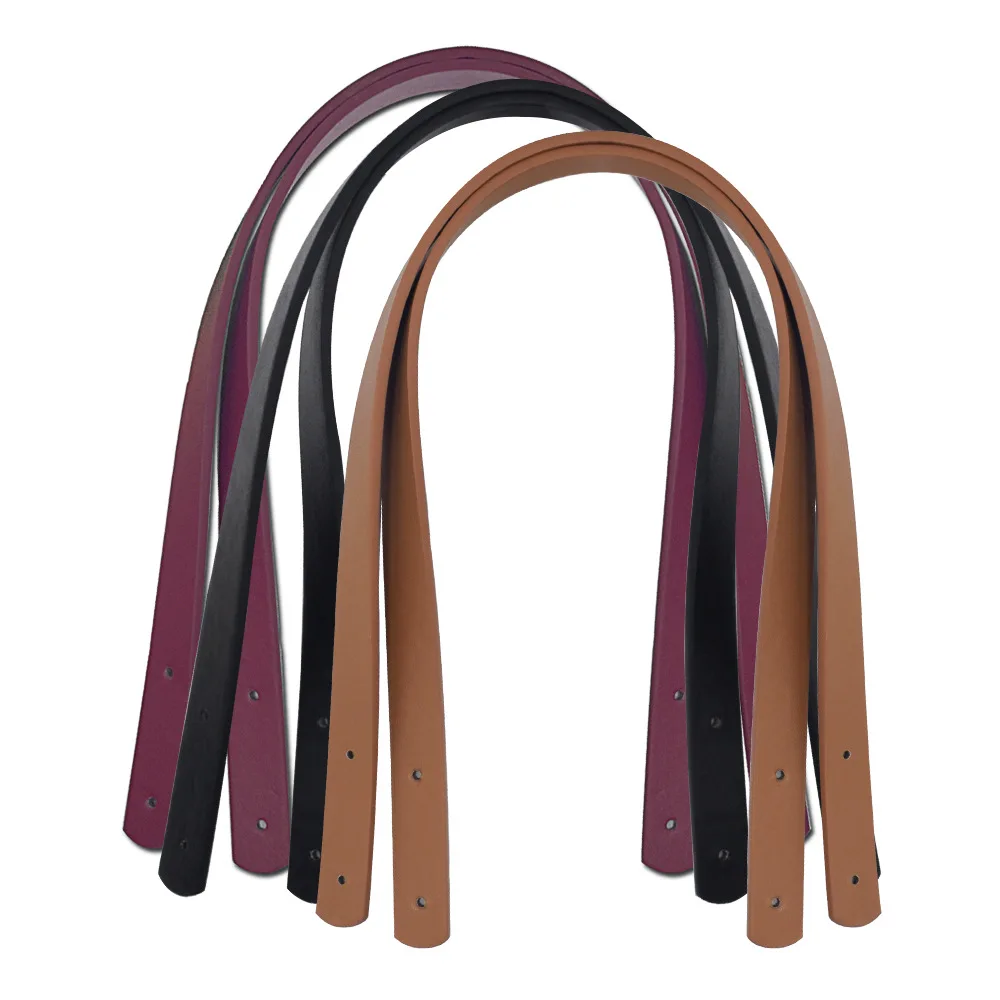 

Wholesale bag strap 60cm PU strap women's coloured cotton bag handles leather shoulder bag straps, 8 colors