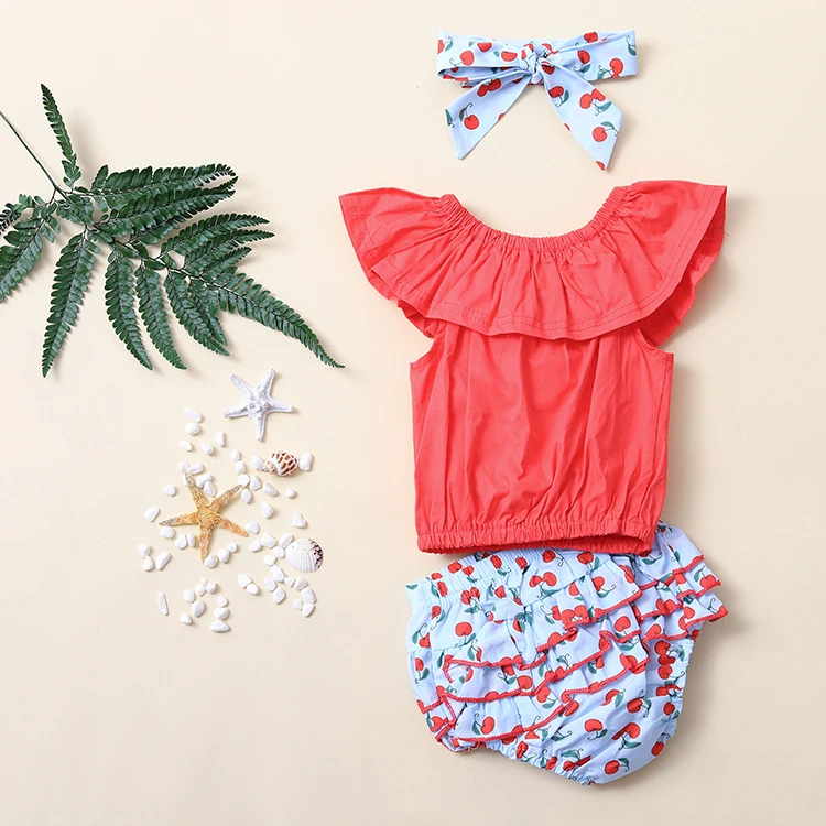 

summer fashion baby girls clothes wholesale price toddler cute baby clothes set girl