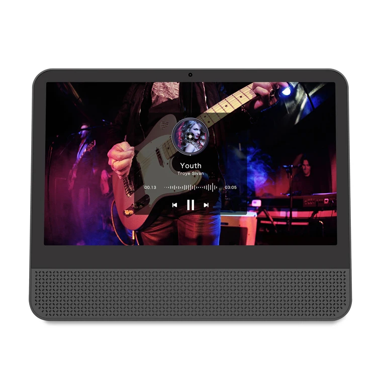 

Android Smart SoundBox 15.6inch RK3399 Android 10.0 2GB 16GB with RJ45 Bluetooth and 5W Louder speaker, Black/ white