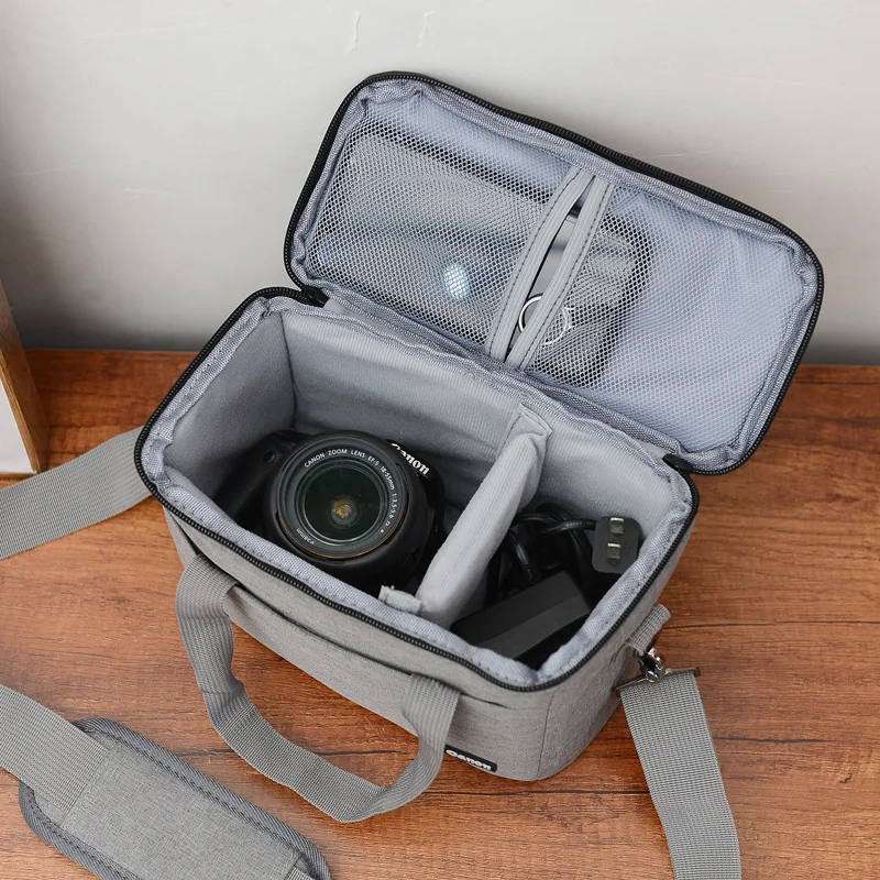 

Manufacture promotion Fashion design Protective slr camera video bags, Light gray,dark gray,black