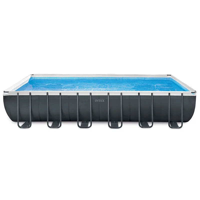 

Intex Pool 26364 24FT X 12FT X 52IN ULTRA XTR RECTANGULAR POOL SET Frame Swimming Pool & Accessories Included