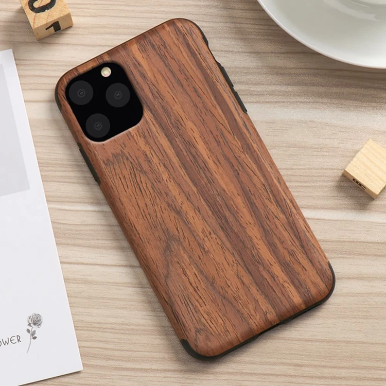 OTAO OEM Custom Design Wood Grain Mobile Phone Cover For iphone 11 Pro MAX XS XR X 7 8 Plus TPU Soft Phone Case Carcasa Celular