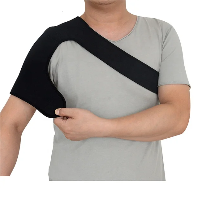 

Leading design neoprene shoulder back brace sport shoulder support posture, Black