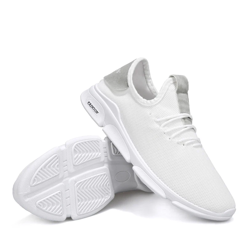 

OEM New Model High Quality White Mesh Sport Casual Shoes Men