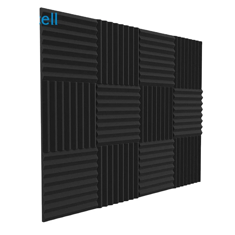 

Clocell 30*30*2.5cm Soundproofing Sound Absorbing Proof Wall Studio Sound Pyramid Foam Acoustic Panels