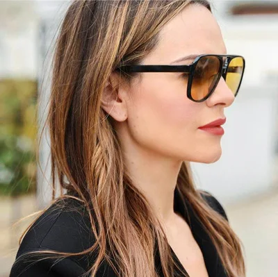 

High-Quality Trend Oval Frame Sunglasses Wholesale Oversized Sunglasses 2021 Women