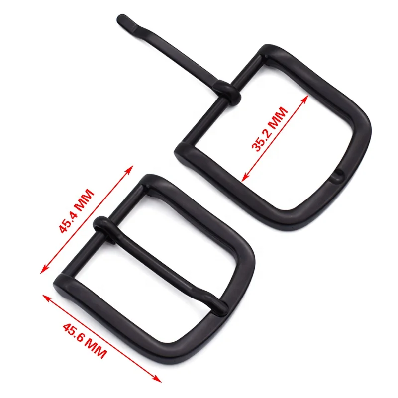 

Shiwang 35mm Black Watch Strap Pin Buckle Manufacturer Custom Roller Pin Buckle