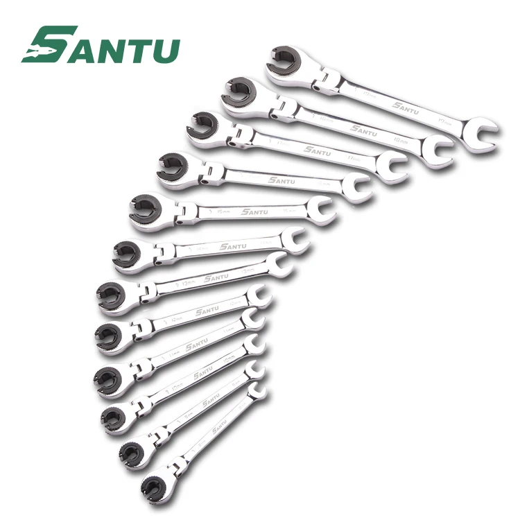 Details about   Repair Tool Ratchet Wrench Tubing With Flexible Head Quick Release Socket 
